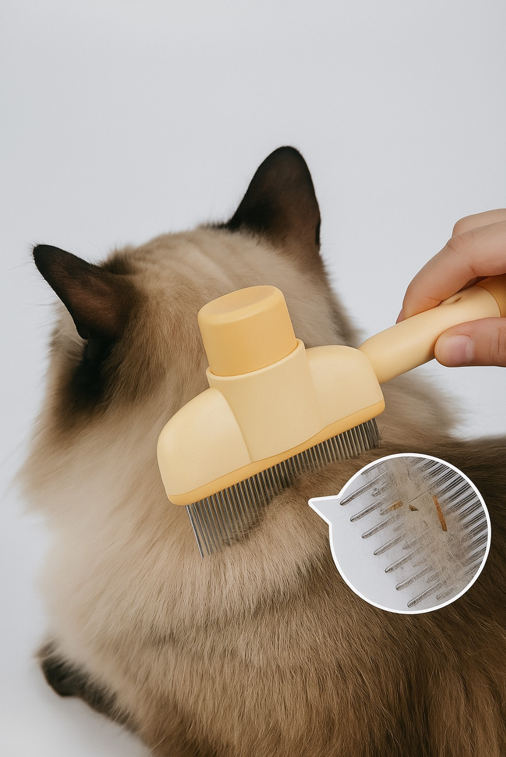Brosse épilatoire auto - nettoyante