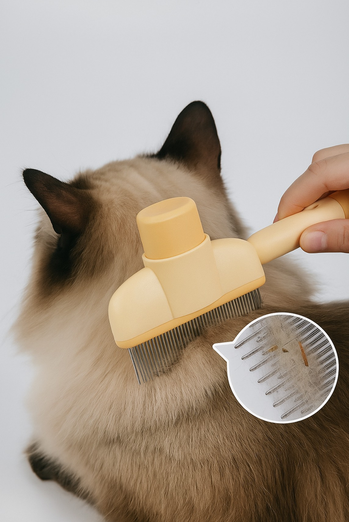 Brosse épilatoire auto - nettoyante