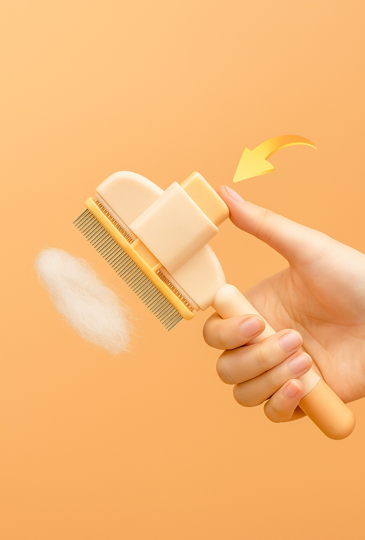 Brosse épilatoire auto - nettoyante